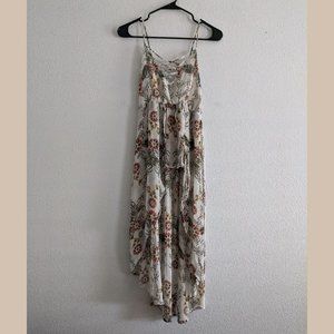 COCO & JAIMESON Tiered Maxi Dress Floral Print Size M